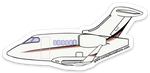 Challenger 350 NetJets Sticker