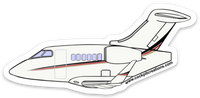 Challenger 350 NetJets Sticker