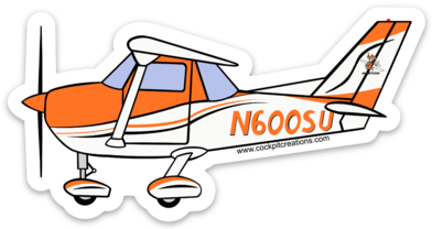 C-150 60 Oklahoma State University Flying Aggies Sticker-small