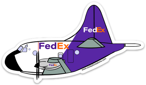 P-3 FedEx Sticker