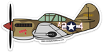 P-40 MONA II Tuskegee Sticker