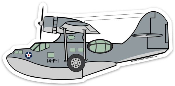 PBY Hawaii Pearl Harbor Sticker