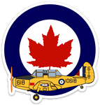 PT-26 RCAF Maple Leaf Roundel Sticker