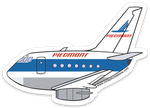Piedmont 737-200 Sticker