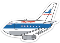 Piedmont 737-200 Sticker