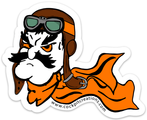 Pilot Pete Sticker