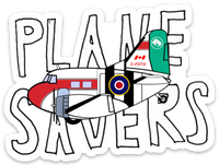 C-47 DTD PLANE SAVERS Logo Sticker