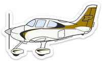 Cirrus Purdue Sticker