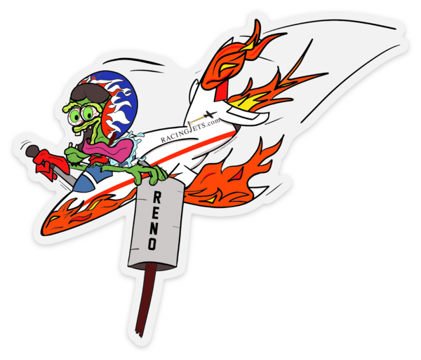 Racing Jets Rat Fink Sticker – Cockpit Creations