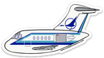 DC-9 Republic Airlines Sticker