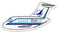 DC-9 Republic Airlines Sticker