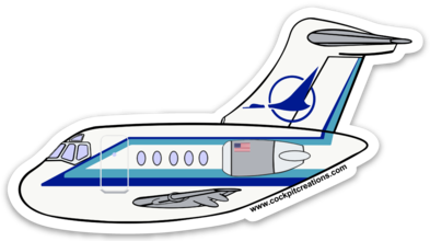 DC-9 Republic Airlines Sticker