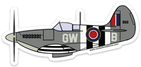 Spitfire D-Day Gray Sticker