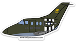 T-1 Jayhawk Retro Sticker