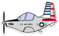 T-6 Texan II AA Sticker