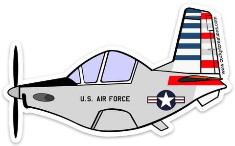 T-6 Texan II AA Sticker