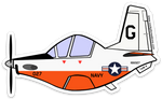 T-6 Texan 2 TAW-4 Corpus Sticker