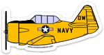 T-6 Texan Navy Sticker