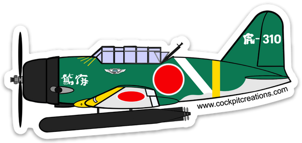 Tora CAF Green Kate Torpedo Bomber Sticker