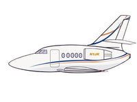 Falcon 2000 N1K Sticker