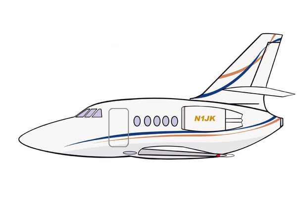 Falcon 2000 N1K Sticker