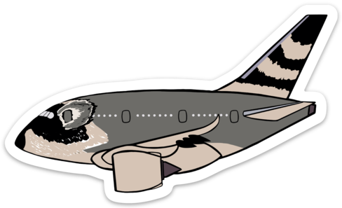 A-350 Trash Panda Sticker