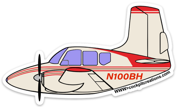 Travelair VSL N100BH Sticker