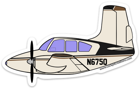 Travelair VSL N765Q Sticker