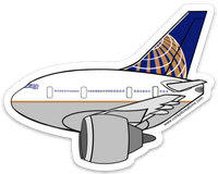 777 UAL Sticker