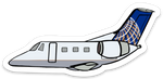 EMB-145 United Express Sticker
