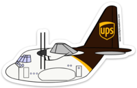 C-130 UPS Sticker
