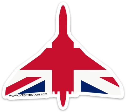 Vulcan Union Jack Sticker
