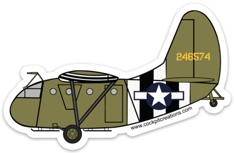 Waco CG-4A Sticker