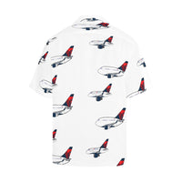 B-757/767 Mother D White Hawaiian Shirt