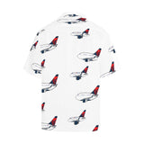 B-757/767 Mother D White Hawaiian Shirt