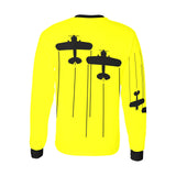 Freedom Flight Team Long Sleeve Bright Yellow Men's All Over Print Long Sleeve T-shirt