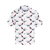 A-350 Delta White Hawaiian Hawaiian Shirt