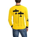Freedom Flight Team Long Sleeve Golden Yellow Men's All Over Print Long Sleeve T-shirt