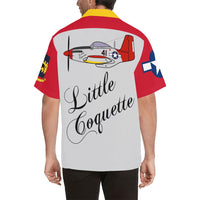 P-51 Harry Stewart Little Coquette No Swastikas Hawaiian Shirt