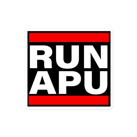 RUN APU Sticker