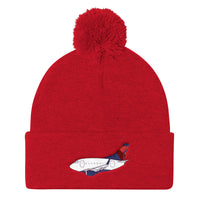 Mother D B 737 Pom Pom Knit Cap