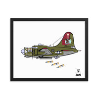B-17 Yuengling Flight Framed poster
