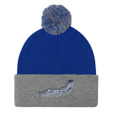 Tradewind PC-12 Pom Pom Knit Cap