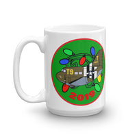 C-47 Southern Cross Christmas Flight 2019 Green Logo Mug