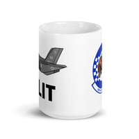 F-35A 58th Squadron Logo SPLIT Mug