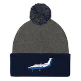 Flying Pickup PC-12 Pom Pom Knit Cap