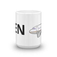 Base Mug UAL A 320 DEN