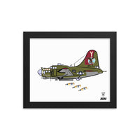 B-17 Yuengling Flight Framed poster