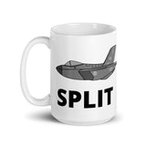 F-35A 58th Squadron Logo SPLIT Mug