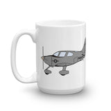 Cirrus Navy Wings Mug